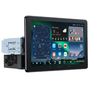 【30% OFF】[10インチ QLED] ATOTOZONE AI Android カーナビ 8G+128G、1DIN &2DIN フローティング ディスプレイ、オーディオ一体型ナビ、無線 CarPlay & Android Auto、SIM対応 4G LTE、FLAC・7.1.2chオーディオ・36バンドEQ対応、HDMI入力・ハイボルトRCA出力、2Bluetooth & 2Wi-Fi、 X10G110E