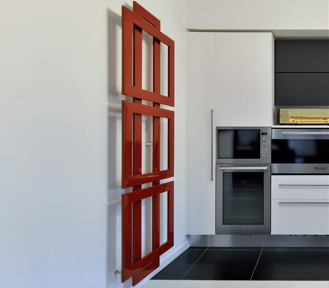 Termoarredo design originale Cross Q 184×100 cm - immagine 3