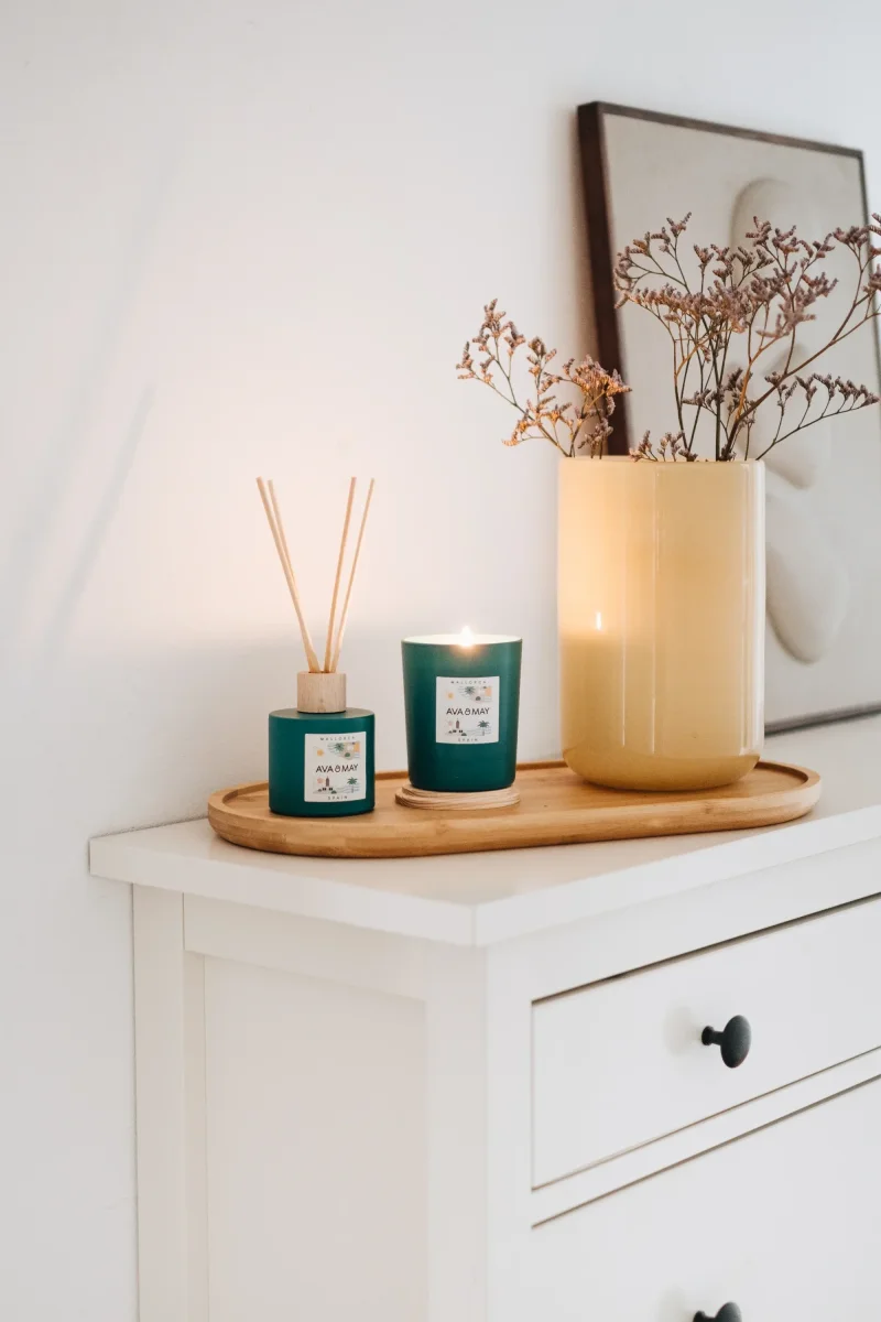 Vassoio decorativo in bambù - immagine 5