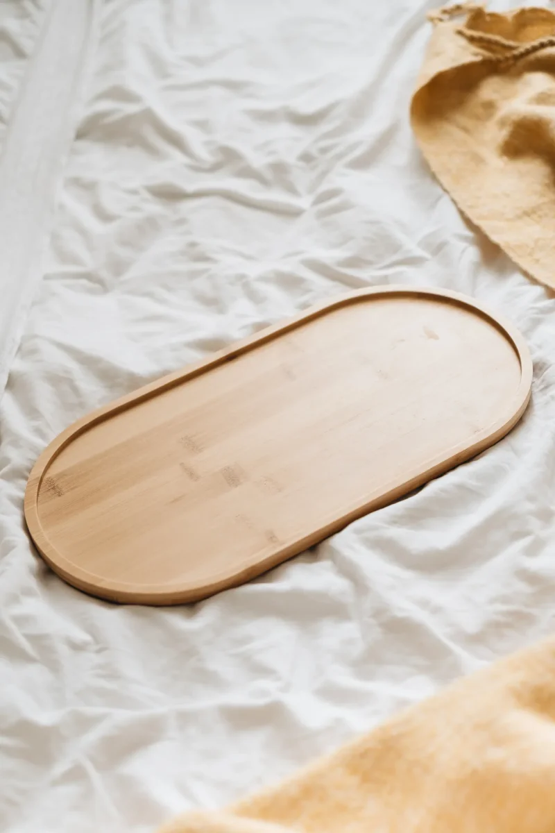 Vassoio decorativo in bambù - immagine 3