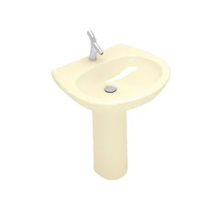 Young - Lavabo con colonna Champagne cm. 67