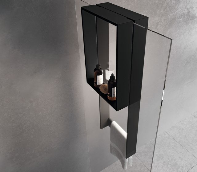 Mensola interna e porta salviette Frame - immagine 2