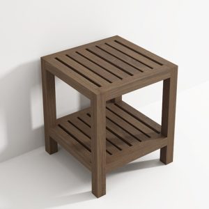 Sgabello in Teak L 40 cm