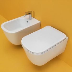 Coppia sanitari sospesi Tribeca senza brida