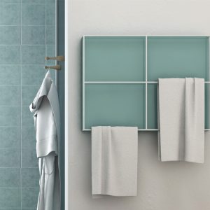 Termoarredo in acciaio Light 80×60 cm