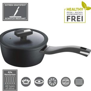 Berndes Balance Enduro Casseruola 1 manico cm16 Alluminio Forgiato c/coperchio