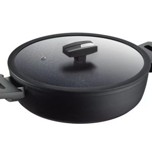 Berndes Balance Enduro Casseruola Bassa 28 cm Alluminio Forgiato con coperchio