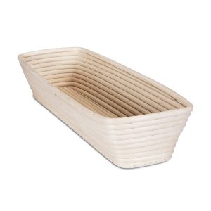 CESTINO LIEVITAZIONE RETTANGOLARE 38,5×13,5 cm RATTAN