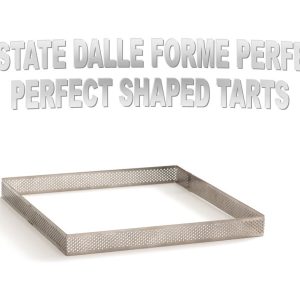 FORMA QUADRATA MICROFORATA 10 X 10 X 3,5 H INOX