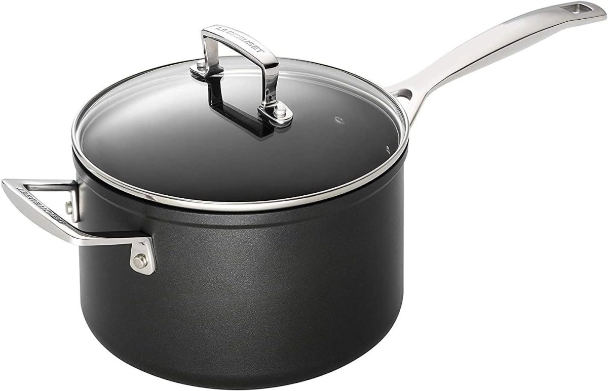 Le Creuset Les Forgées Casseruola Manico Lungo con Maniglia e Coperchio 20cm