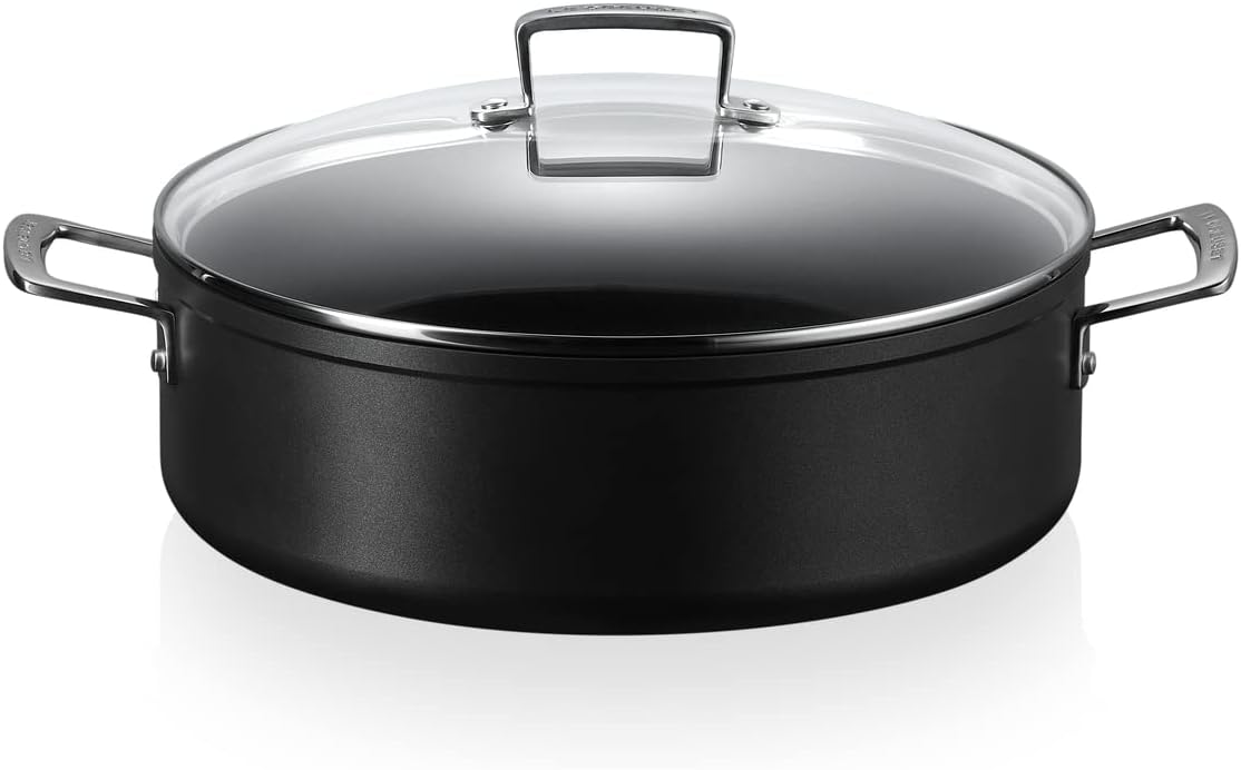 Le Creuset Les Forgées Sauteuse Rondeau con Coperchio 24cm - immagine 2