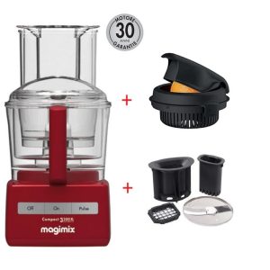 MAGIMIX Robot Multifunzione 3200XL Rosso con Accessorio Spremiagrumi