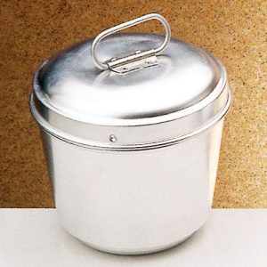 Ottinetti stampo budino con foro e coperchio 14cm