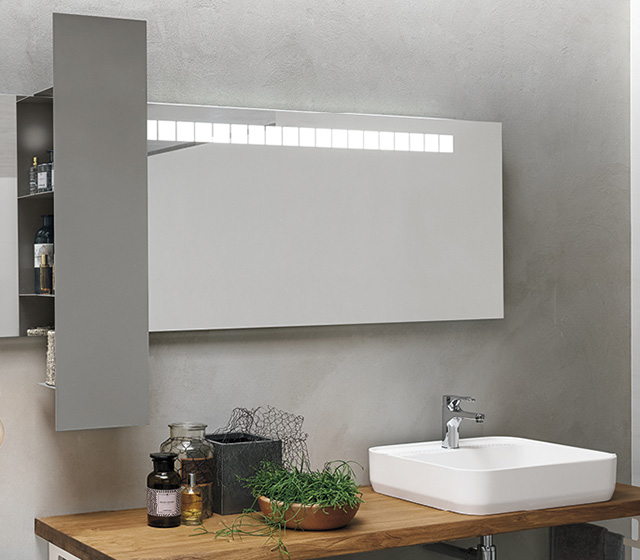 Top lavabo massello in quercia antica 100. L100H4P36cm - immagine 2