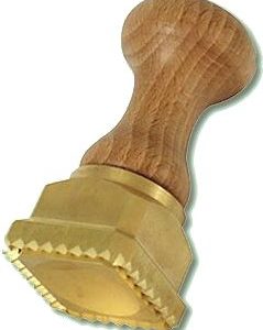 Stampo ravioli quadrato 6×6 ottone a molla